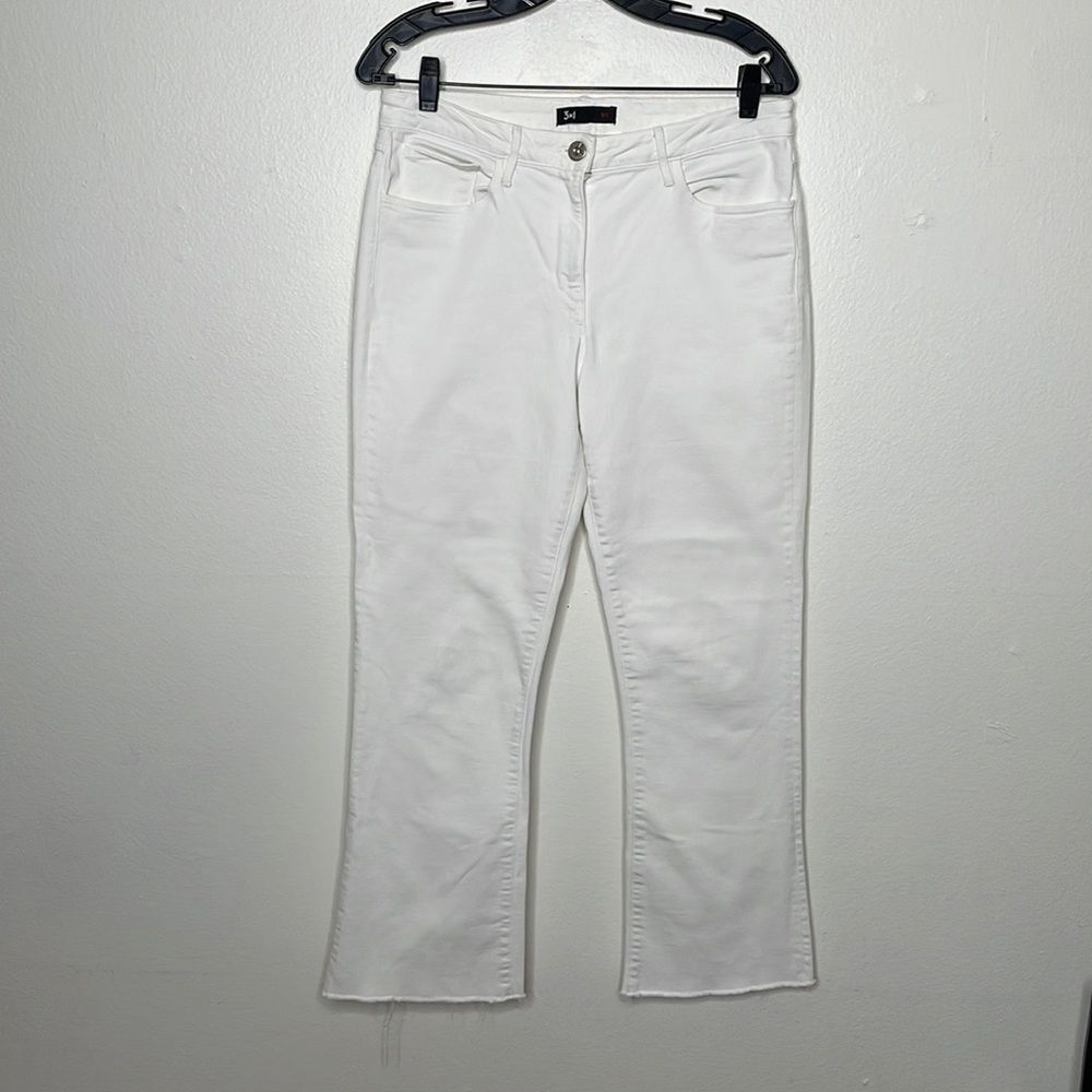 3x1 White Crop Flare Jeans Womens Size 30